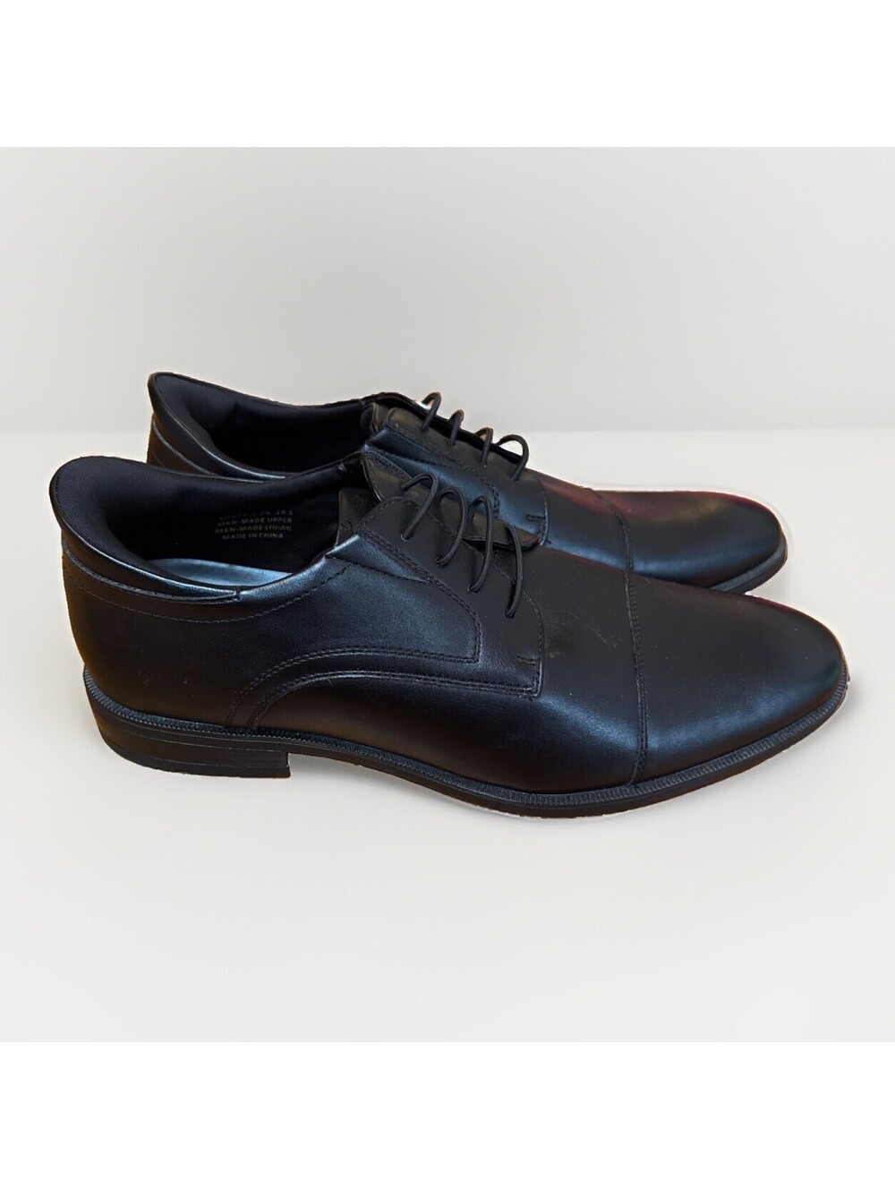 NEW Marc Joseph New York Men's Black Oxford Baker Street ZJ8079-A Shoes Sz 10.5